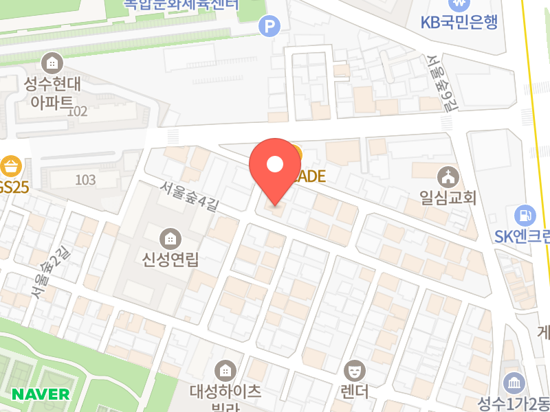 제스티살룬 성수 위치
