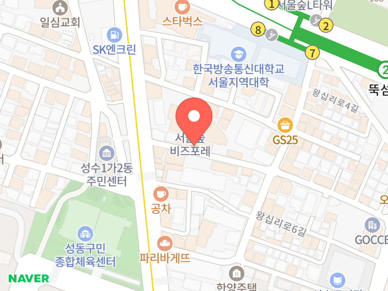 미테이블 성수본점 위치